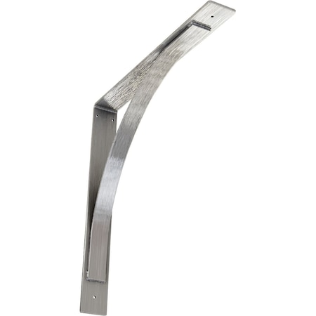 Ekena Millwork Morris Steel Bracket, Unfinished 3"W x 24"D x 24"H BKTM03X24X24MOCRS